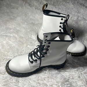 White doc Martins